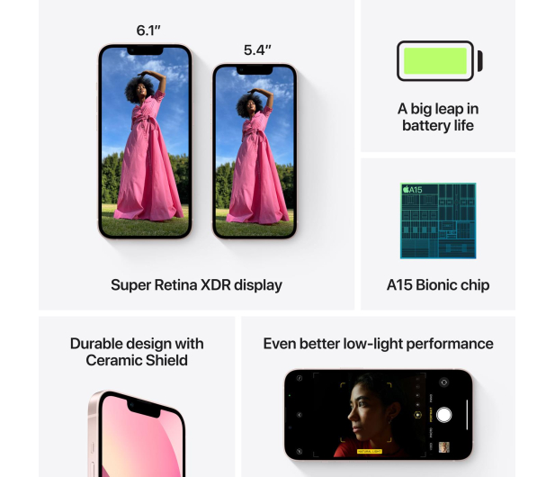 Apple iPhone 13 Mini 512GB Pink - 681145 - zdjęcie 9